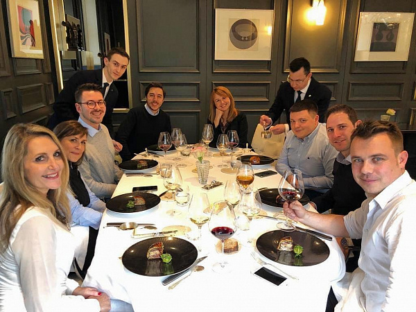 Экскурсия на винодельню Champagne Billecart Salmon в рамках ретрита Wainbridge 2019 в Париже